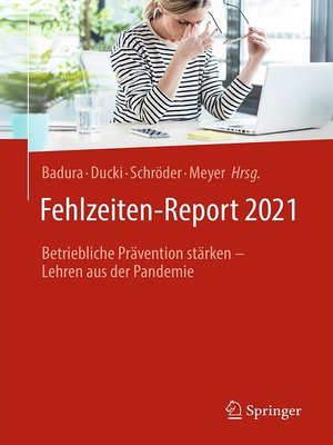cover image of Fehlzeiten-Report 2021